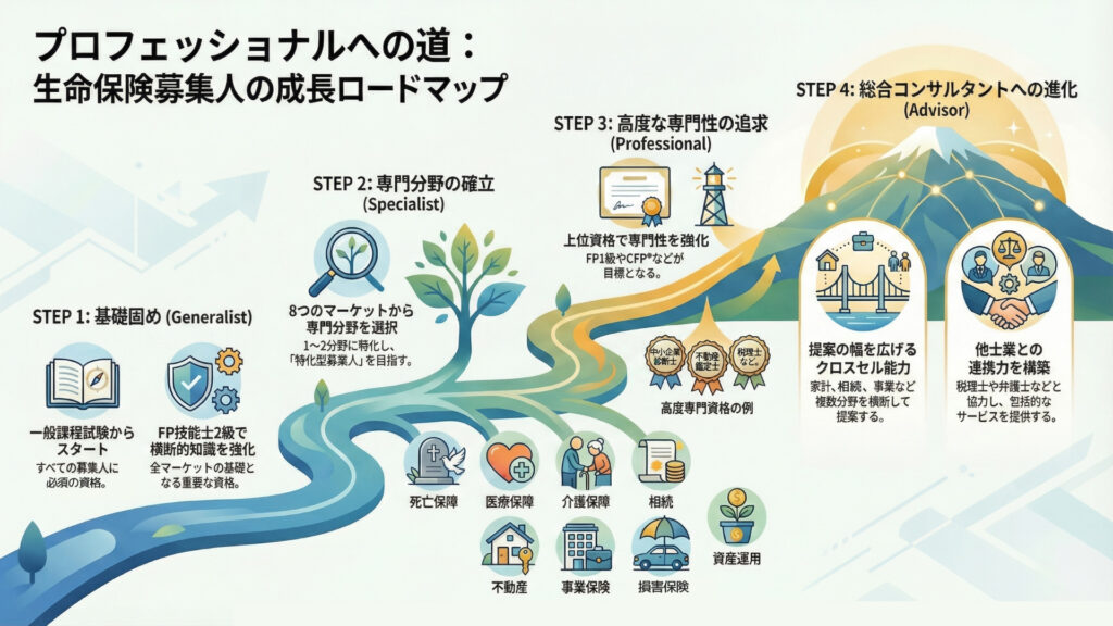保険募集人のキャリアパス